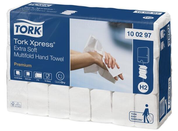 Tørkeark TORK Prem M eks.myk 2L H2(2100) 
